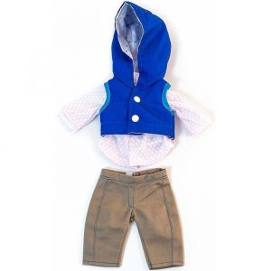 Miniland Baby Ensemble de v&ecirc;tements pour poup&eacute;e Bleu Marine 32 cm