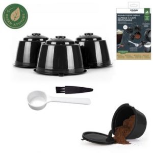Cook Concept Capsule r&eacute;utilisable reutilisable compatible nespresso acier