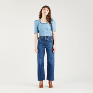 Levi's Ribcage - Jean longueur cheville - Délavage moyen-Bleu