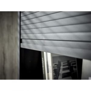 Rehau Rails de guidage pour placard avec volet roulant Rauvolet Edelmat - bleu
