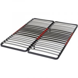Ebac Sommier 2 x 80 x 200 C034 lombalattes 2x80x200cm