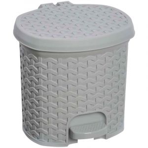 Keeeper Poubelle à Pédale, 3 l, 19,5 x 20,5 x 20,5 cm, Tjark, Gris (Nordic Grey)