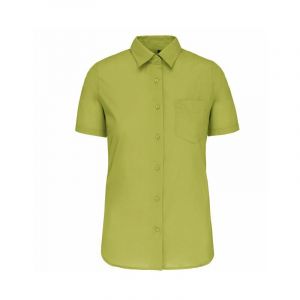 Kariban Chemise manches courtes femme Vert Citron XS