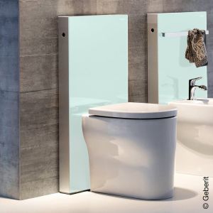 Geberit Monolith Module sanitaire H: 101 cm, pour cuvette à poser, 131003SL5,