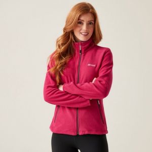 Regatta Polaire Hiking Ladies High Collar Zip Pockets Floreo Iv