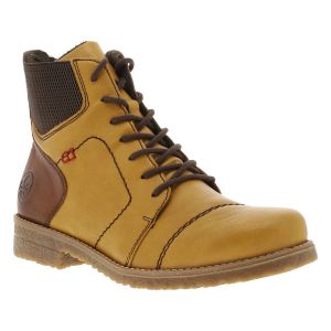 Rieker Bottes à lacets pour femme - Jaune - Pointure 37 EU, jaune, 37 EU