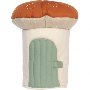 Peluche en forme de maison enfant Fabelab Mushroom