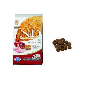 N&d low grain poulet et grenade chien adulte medium sac 12kg