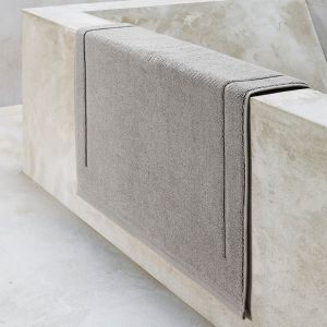 Image de De Witte Lietaer Tapis de bain XL épais gris - 70x120 cm