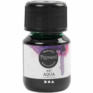 Image de Creotime Peinture aquarelle Aqua Pigment - Vert - 30 ml