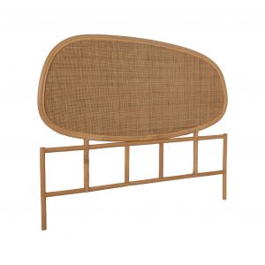 Image de Sweeek - T&ecirc;te de lit en rotin naturel 140 cm