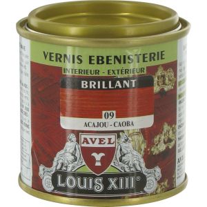 Avel Vernis bois brillant 125 ml - Acajou
