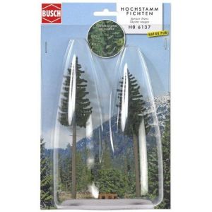 Busch 6137 - Lot de 2 sapins