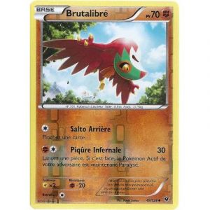 Asmodée Carte Pokemon - Brutalibré - Pv 70 - 48/124 - Holo Reverse - Vf