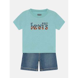 Levi's Ensemble jean et Tshirt pour Vert - Taille 1 Année