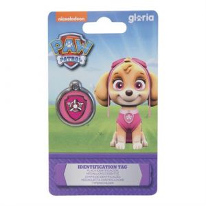 Plaque d identification pour collier The Paw Patrol Skye Taille M
