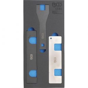 Image de BGS Technic BGS 6686 | Insert de servante d'atelier 1/3 : Coffret de calage | pour moteurs &agrave; essence Opel 1.0 & 1.4L