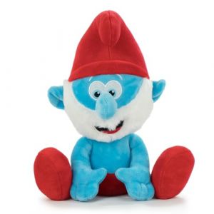 Peluches - Peluche doudou PMS Les Schtroumpfs: Le Grand Schtroumpf assis (26cm)