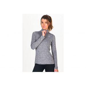 Mizuno Impulse Core 1/2 Zip W vêtement running femme Gris/argent - Taille S