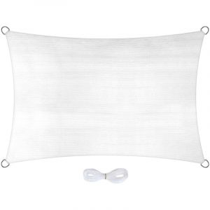 Jardinion Voile d'ombrage rectangulaire - 2 x 3m, Blamc