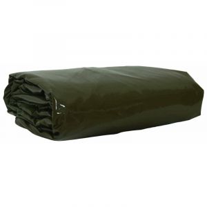 VidaXL Bâche 650g / m² Vert olive 4 x 6 m Toile avec revêtement en PVC