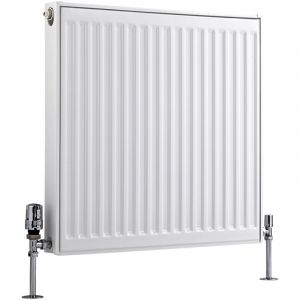 Hudson Reed Radiateur à panneaux type 11 horizontal Eco 60 cm x 60 cm x 5 cm 555 Watts