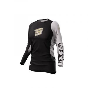 Image de Shot Maillot cross femme Contact Shelly 2.0 noir/blanc/sable- XL