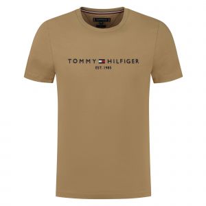 Tommy Hilfiger T-shirt droit signature coton organique
