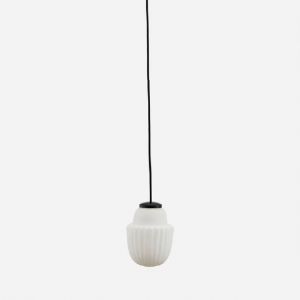 Image de House Doctor Suspension Acorn Small / Verre - Ø 13 cm blanc en verre