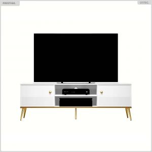 Meuble TV - H.53 x L.160 x P.40 cm - PRESTIGE