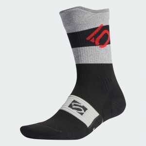 Adidas Chaussettes Five Ten Biking Traxion Reflective noir gris - S