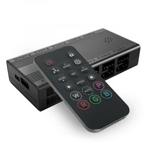 Mars Gaming Hub de synchronisation ARGB avec t&eacute;l&eacute;commande MF-HUB 10xPWM 10xARGB