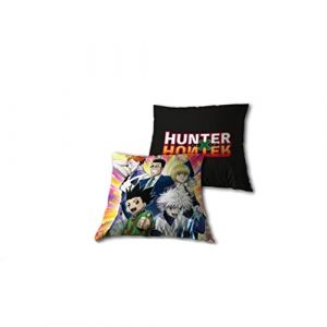 Import Coussin Hunter x Hunter - 5 personnages - 35x35 cm - Multicolor