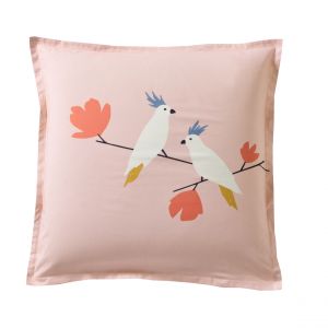 Declikdeco Taie d'oreiller ou de traversin Love Birds Petale