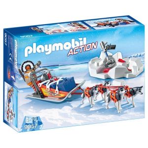 Image de Playmobil 9057 - Explorateur avec chiens de traîneau