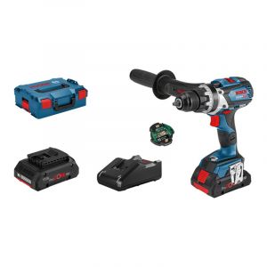 Bosch Perceuse Visseuse PROFESSIONAL GSR 18V-110 C + 2 batteries 4,0Ah + GAL 1840 + L-BOXX Como