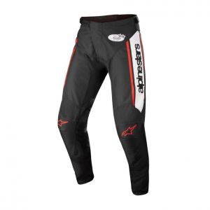 Alpinestars Pantalon cross Racer Flagship noir/blanc/rouge fluo- US-28