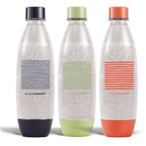 Sodastream Bouteilles Fuse Edition Limitée - Pack de 3 bouteilles 1L - Sans pfas