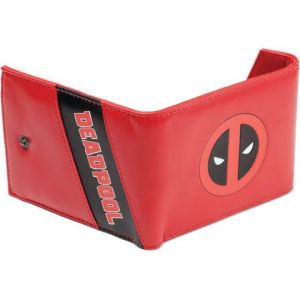 Bioworld Portefeuille Difuzed Portefeuille pliable Deadpool: Logo Deadpool rouge - Taille Unique