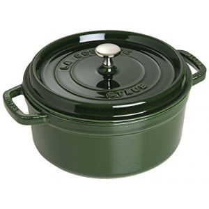 Staub 1102285 Cocotte Ronde Basilic 22 cm