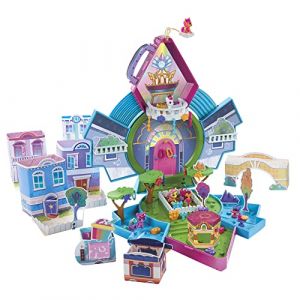 Image de My little pony Mini Monde Magique Mini Maison de Cristal, Coffret créatif avec 5 Figurines de Collection, pour Enfants, dès 5 Ans