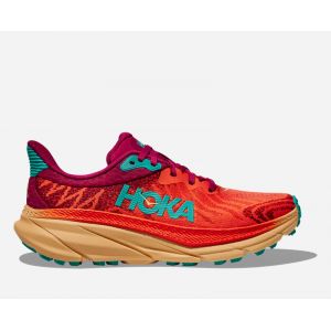 Image de Hoka Challenger 7 Chaussures pour Femme en Flame/Cherries Jubilee Taille 39 1/3 | Route