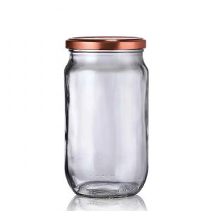 Lot de 6 bocaux 720mL couvercles cuivre
