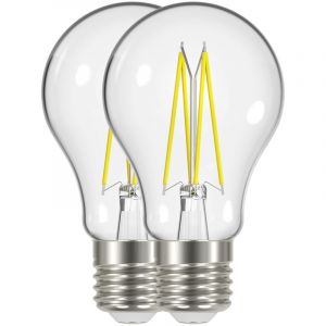 Prolight Ampoule Classic Poire Filament Led E27 4w Ww Lot De 2