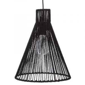 Image de Atmosphera Lampe Suspension Design "Corde" 37cm Noir