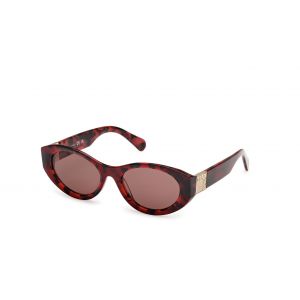 MAX&Co Femme MO0123 54E Lunettes de soleil Ac&eacute;tate Ronde Normale