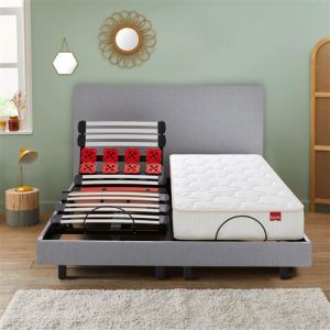 Epeda Matelas balade ferme 100x200 Ressorts - Blanc