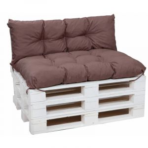 Setagrden Coussins de banc Coussins de canapé 1 à 4 places Coussins de banc Coussins de jardin Coussins de banc intérieur / extérieur Orange 160x60x50cm