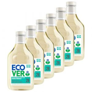 Ecover [Lot de 6] Lessive Liquide Universel - 180 lavages - Chèvrefeuille et Jasmin