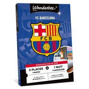 Connect Wonderbox - Coffret cadeau - FC Barcelona - S&eacute;jour - 2 places pour 1 match au choix - 1 nuit pour 2 &agrave; Barcelone